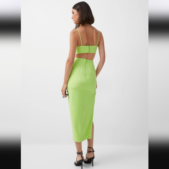 Bardot NWTs Cut Out Slit Midi Dress - Picture 8 of 10